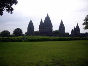 The Hindu temple of Prambanan