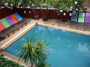 Our pool in Chiang Mai